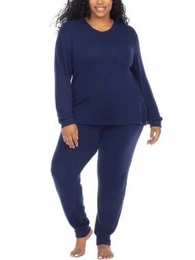 NWT PrettyGarden Navy Blue 2-Piece Lounge Set - Size XL